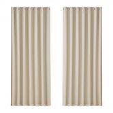 Artiss 2X Blockout Curtains Blackout Window Curtain Eyelet 240x230cm Beige