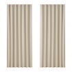 Artiss 2X Blockout Curtains Blackout Window Curtain Eyelet 240x230cm Beige