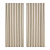 Artiss 2X Blockout Curtains Blackout Window Curtain Eyelet 300x230cm Beige