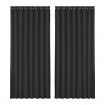 Artiss 2X Blockout Curtains Blackout Window Curtain Eyelet 300x230cm Black