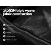 Artiss 2X Blockout Curtains Blackout Window Curtain Eyelet 300x230cm Black