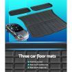 3PCS Car Rear Front Cargo Trunk Toolbox Luggage Rubber Mats for Tesla Model Y 2021-2022