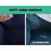 Artiss Sofa Cover Quilted Couch Covers 100% Water Resistant 3 Seater Navy