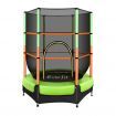 Everfit Trampoline 4.5FT Kids Trampolines Cover Safety Net Pad Ladder Gift Green