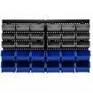 Giantz 60 Bin Wall Mounted Rack Storage Tools Garage Organiser Shed Work Bench