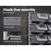 Giantz 96 Storage Bin Rack Wall-Mounted Tool Parts Garage Shelving Organiser