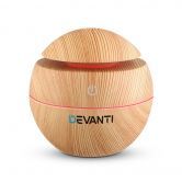 Devanti Aromatherapy Diffuser Aroma Essential Oils Air Humidifier LED Light 130ml