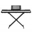 Alpha 88 Keys Electronic Piano Keyboard Electric Holder Music Stand Touch Sensitive with Sustain pedal