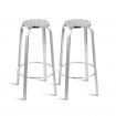 Gardeon Outdoor Bar Stools Patio Furniture Indoor Bistro Kitchen Aluminum x2