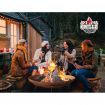 Grillz Rustic Fire Pit Heater Charcoal Iron Bowl Outdoor Patio Wood Fireplace 60CM