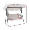 Gardeon Outdoor Swing Chair Hammock 3 Seater Garden Canopy Bench Seat Backyard