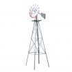 Garden Windmill 6FT 186cm Metal Ornaments Outdoor Decor Ornamental Wind Will