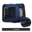 Portable Soft Crate Pet Carrier- 82cm Extra Large, Waterproof, Navy Blue
