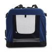 Portable Soft Crate Pet Carrier- 82cm Extra Large, Waterproof, Navy Blue