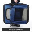 Portable Soft Crate Pet Carrier- 82cm Extra Large, Waterproof, Navy Blue