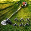 Giantz 62CC Pole Chainsaw Petrol 7 In 1 Brush Cutter Whipper Snipper Multi Tools