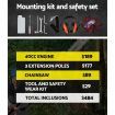 Giantz 4 Stroke Pole Chainsaw Petrol Chain Saw Brush Cutter Brushcutter Tree