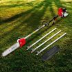 Giantz 62CC Pole Chainsaw Petrol Chain Saw Brush Cutter Brushcutter Tree