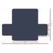 Artiss Sofa Cover Quilted Couch Covers Protector Slipcovers 3 Seater Dark Grey