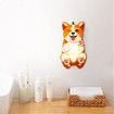 Corgi Hand Towels for Bathroom Kitchen Cute Dog Decor Decorative Hanging Towels Absorbent Soft Face Towels Housewarming Dog Mom Gifts for Women Dog Lover