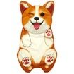 Corgi Hand Towels for Bathroom Kitchen Cute Dog Decor Decorative Hanging Towels Absorbent Soft Face Towels Housewarming Dog Mom Gifts for Women Dog Lover