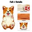 Corgi Hand Towels for Bathroom Kitchen Cute Dog Decor Decorative Hanging Towels Absorbent Soft Face Towels Housewarming Dog Mom Gifts for Women Dog Lover
