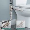 Bidet Attachment for Toilet, Self Cleaning Dual Nozzle with Temperature and Pressure Controls