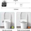 Bidet Attachment for Toilet, Self Cleaning Dual Nozzle with Temperature and Pressure Controls