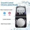 Bidet Attachment for Toilet, Self Cleaning Dual Nozzle with Temperature and Pressure Controls