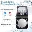 Bidet Attachment for Toilet Non-Electric Self-Cleaning Dual Nozzle Fresh Cold/Hot Water Sprayer Bidet Adjustable Water Pressure Feminine Wash,Easy to Install Bidet Sprayer for Toilet