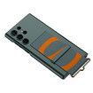 Wrist Strap Case Compatible Galaxy S23 Stand Case Ultra-Thin Hard PU Leather Wristband Cover Phone Case Kickstand Green