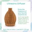 Essential Oil Diffuser Rattan Aroma Mist Humidifiers Aromatherapy Diffusers With Waterless Auto Shut-Off Protection For Home
