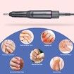 Electric Nail Drill,Portable Rechargeable 45000RPM Nail Drill for Acrylic Gel Nails,Professional Nail Drill Manicure Pedicure Polishing Shape Tools for Home and Salon Use