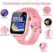 Kids Smart Watch Toddler Toy 24 Games Camera Video Recorder Music Pedometer Alarm Calculator Calendar Flashlight Birthday Gift Ages 3+ Pink