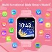 Kids Smart Watch Toddler Toy 24 Games Camera Video Recorder Music Pedometer Alarm Calculator Calendar Flashlight Birthday Gift Ages 3+ Pink