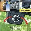 Solar Powered Car Window Windshield Auto Air Vent Cooling Fan Car Window Air Fan