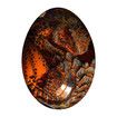 Dragon Eggs Clear Dragon Egg Resin Sculpture Handmade Fire Pocket Dragon Souvenir( Only Dragon Eggs)