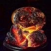 Dragon Eggs Clear Dragon Egg Resin Sculpture Handmade Fire Pocket Dragon Souvenir( Only Dragon Eggs)