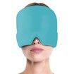 Form Fitting Head Gel Ice Cap Cold Therapy Ice Head Wrap Ice Pack Mask Cold Cap-Blue