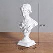 Classical Greek Venus Milo Bust Statue, Resin Sculpture Figurine for Home Decor