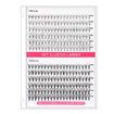 240 Clusters Lashes DIY Eyelash Extensions Anime Lashes Makeup Eyelash Clusters Extensions Individual Lashes Cluster at Home