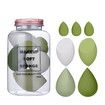 14pcs Complexion Sponge Makeup Blender Beauty Sponge Eggs For Touch Ups, Beauty Foundation Latex Free Liquid Foundation Powder Color Random Send