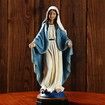 Virgin Mary Statue, Our Lady of Grace Statue, Polyresin Craft Statue, Indoor Outdoor Decoration for Garden Outdoor Patio(21.5x10x6.3CM)