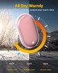 Rechargeable Hand Warmer 5200mAh Electric Portable Power Bank Outdoor Sports Camping Hiking Rose Gold