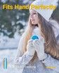Rechargeable Hand Warmer 5200mAh Electric Power Bank Pocket Warmer for Sports Camping Winter Blue