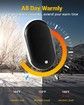 Hand Warmers Rechargeable,5200mAh Electric Portable Pocket Hand Warmer/Power Bank,Warm Gifts (Black)