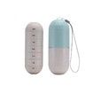 Weekly Pill Organizer,Damp Proof Pill Box,Portable Pocket Pill Box Dispenser for Outdoors Travel for Trip Vacation Men Women Gift
