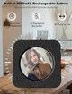 CD Player Portable Bluetooth 4000mAh Rechargeable Kpop Music HiFi Speaker Remote Control LCD Sleep Timer Headphone Jack Black Audio Entertainment