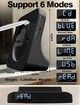 CD Player Portable Bluetooth 4000mAh Rechargeable Kpop Music HiFi Speaker Remote Control LCD Sleep Timer Headphone Jack Black Audio Entertainment