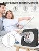 CD Player Portable Bluetooth 4000mAh Rechargeable Kpop Music HiFi Speaker Remote Control LCD Sleep Timer Headphone Jack Black Audio Entertainment